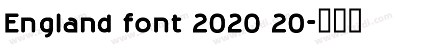England font 2020 20字体转换